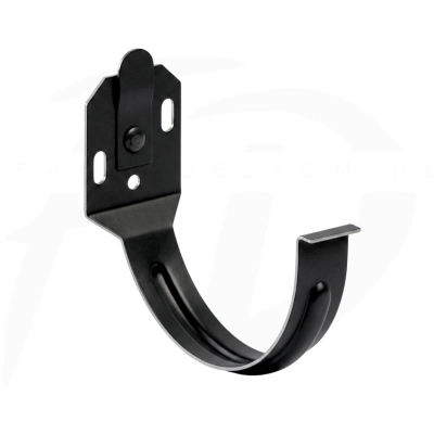 Hak doczołowy z płaskownika stalowy ⌀ 130 firmy KROP kolor czarny